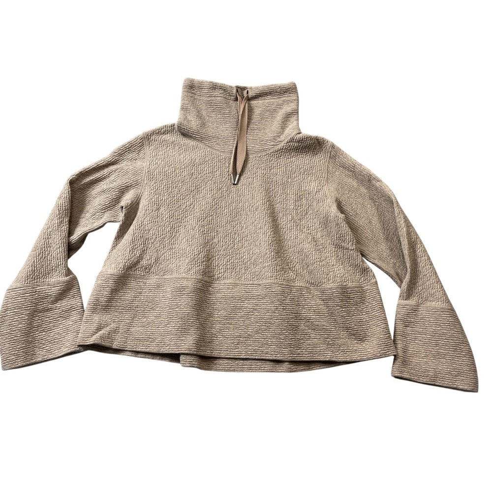 Lululemon XS Retreat Yourself Pullover High neck Front Zipper Relaxed Crop